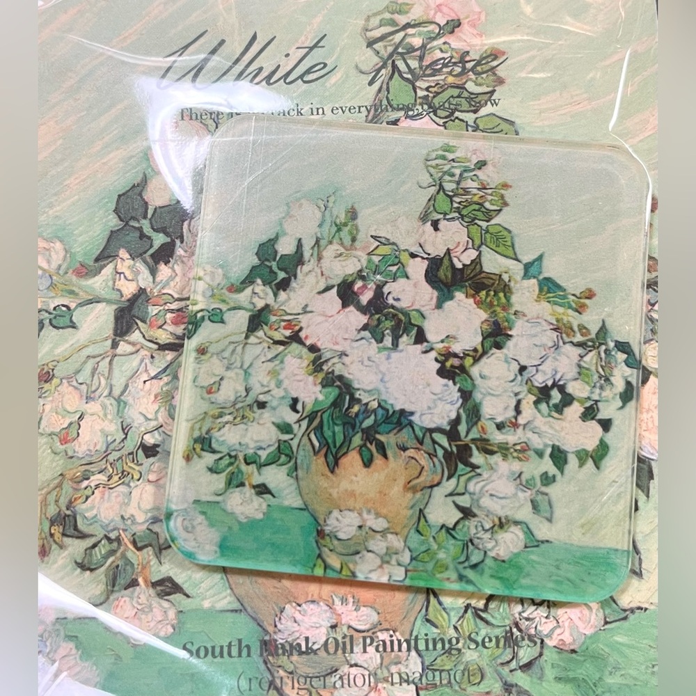 Art-Inspired Acrylic Fridge Magnets (6cm Square)